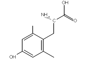 2,6-Dimethyl-L-tyrosine structure, CAS 123715-02-6
