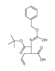 erythro-N-[(Phenylmethoxy)carbonyl]-3-allyl-L-aspartic acid 1-tert-butyl ester structure, CAS 123975-62-2