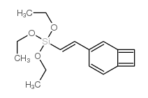 4-[2-(Triethoxysilyl)vinyl]benzocyclobutene structure, CAS 124389-79-3
