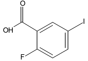 2-Fluoro-5-iodobenzoic acid structure, CAS 124700-41-0
