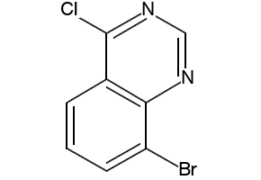 8-Bromo-4-chloroquinazoline structure, CAS 125096-72-2