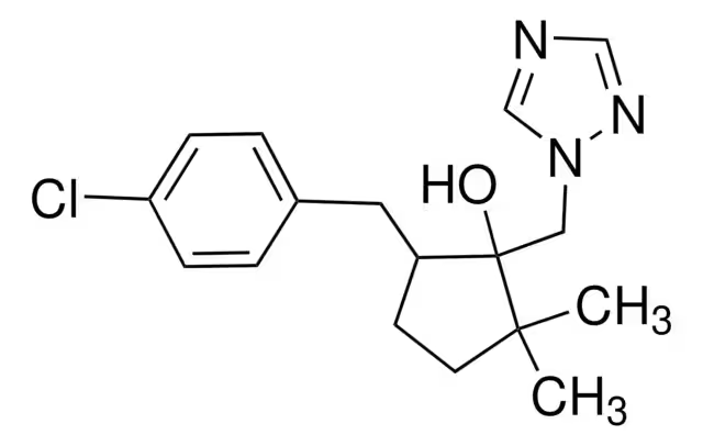 Metconazole structure, CAS 125116-23-6