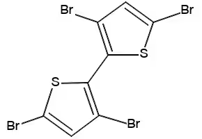 3,3',5,5'-Tetrabromo-2,2'-bithiophene structure, CAS 125143-53-5