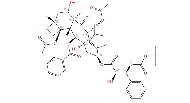 Docetaxel structure, CAS 125354-16-7
