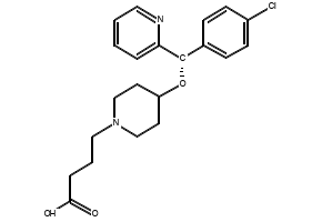 Bepotastine structure, CAS 125602-71-3