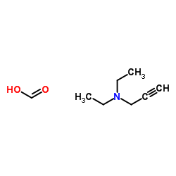 Diethylaminopropyne formate structure, CAS 125678-52-6