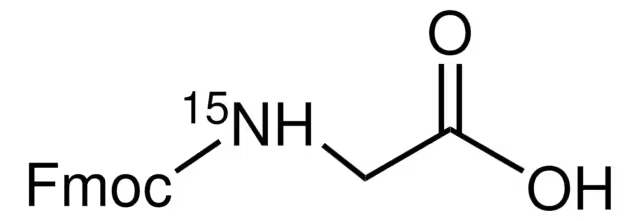Fmoc-[15N]Glycine structure, CAS 125700-33-6