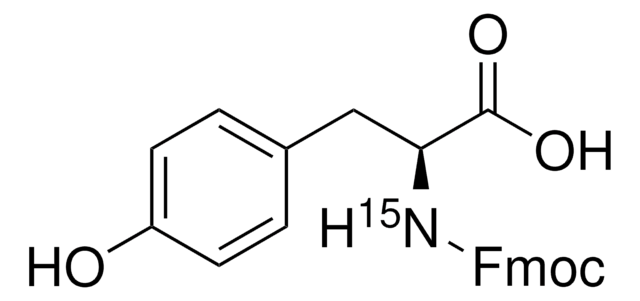 Fmoc-[15N]Tyrosine structure, CAS 125700-34-7