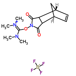 2-(5-Norborene-2,3-dicarboximido)-1,1,3,3-tetramethyluronium tetrafluoroborate structure, CAS 125700-73-4