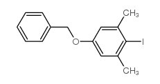2-Iodo-1,3-dimethyl-5-(phenylmethoxy)benzene structure, CAS 126312-61-6