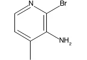 3-Amino-2-bromo-4-picoline structure, CAS 126325-50-6