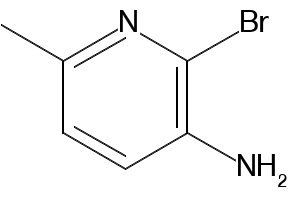 6-Bromo-5-amino-2-picoline structure, CAS 126325-53-9