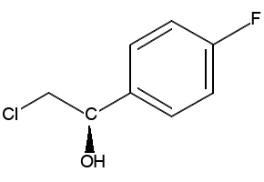 (R)-2-Chloro-1-(4-fluorophenyl)ethanol structure, CAS 126534-43-8