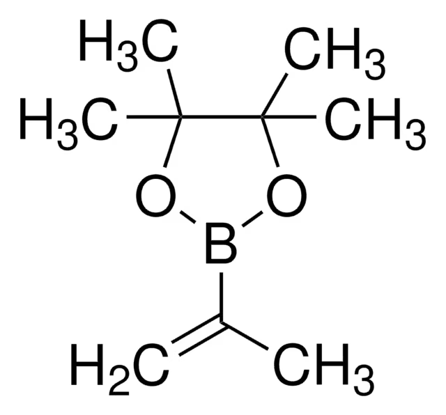 Isopropenylboronic acid pinacol ester structure, CAS 126726-62-3