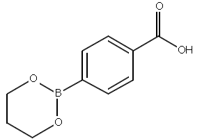 4-(1,3,2-Dioxaborinan-2-yl)benzoic acid structure, CAS 126747-13-5