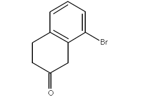 8-Fluoro-3,4-dihydro-2(1H)-naphthalenone structure, CAS 127169-82-8