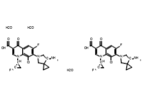 7-[(7R)-7-Amino-5-azaspiro[2.4]hept-5-yl]-8-chloro-6-fluoro-1-[(1S,2R)-2-fluorocyclopropyl]-1,4-dihydro-4-oxo-3-quinolinecarboxylic acid structure, CAS 127199-06-8
