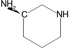 (R)-3-Aminopiperidine structure, CAS 127294-73-9