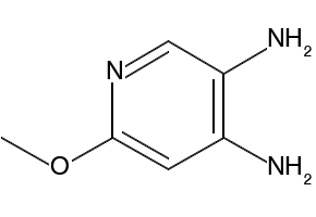 6-Methoxypyridine-3,4-diamine structure, CAS 127356-26-7