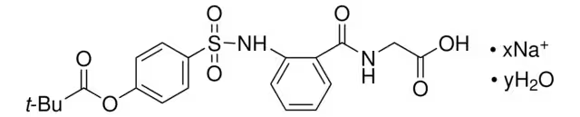Sivelestat structure, CAS 127373-66-4