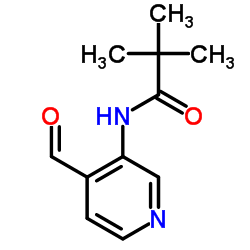 N-(4-Formylpyridin-3-yl)-2,2-dimethylpropionamide structure, CAS 127446-35-9
