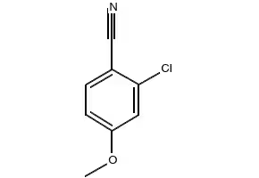 2-Chloro-4-methoxybenzonitrile structure, CAS 127666-99-3