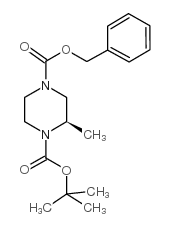 (R)-1-Boc-4-Cbz-2-methylpiperazine structure, CAS 128102-16-9