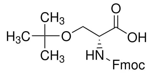 Fmoc-O-tert-butyl-D-serine structure, CAS 128107-47-1
