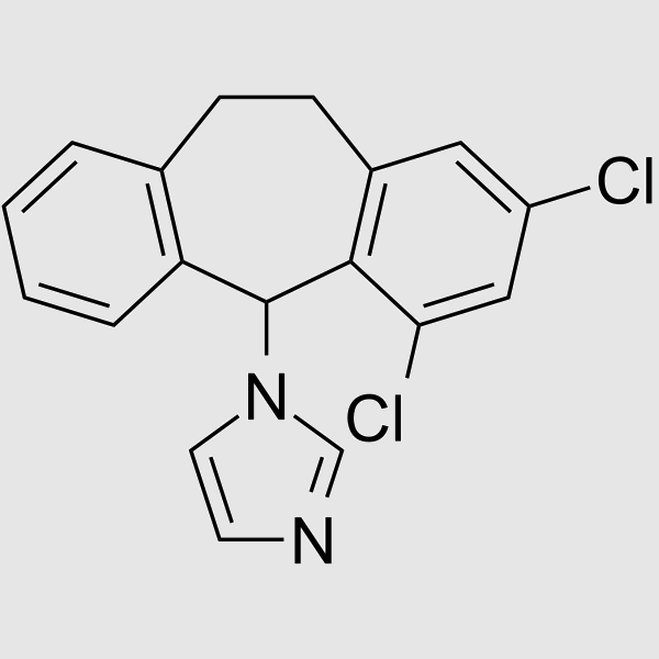 Eberconazole structure, CAS 128326-82-9