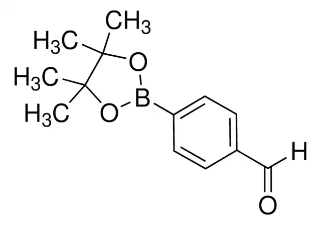 4-Formylphenylboronic acid pinacol cyclic ester structure, CAS 128376-64-7