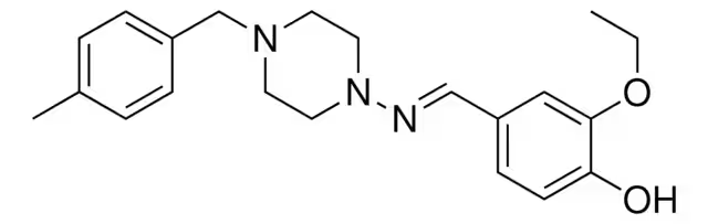 4-[2-(4-Methyl-1-piperazinyl)ethoxy]benzenemethanamine structure, CAS 128540-39-6