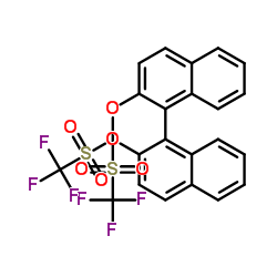 (S)-(+)-1,1'-Binaphthol-2,2'-bis(trifluoromethanesulfonate) structure, CAS 128544-05-8