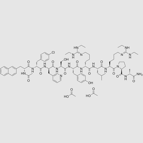 Ganirelix structure, CAS 129311-55-3