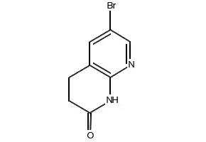 6-Bromo-3,4-dihydro-1H-[1,8]naphthyridin-2-one structure, CAS 129686-16-4
