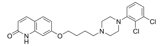 7-[4-[4-(2,3-Dichlorophenyl)-1-piperazinyl]butoxy]-2(1H)-quinolinone structure, CAS 129722-25-4