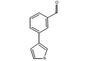 3-Thiophen-3-ylbenzaldehyde structure, CAS 129746-42-5