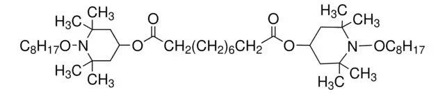 Bis-(1-octyloxy-2,2,6,6-tetramethyl-4-piperidinyl) sebacate structure, CAS 129757-67-1