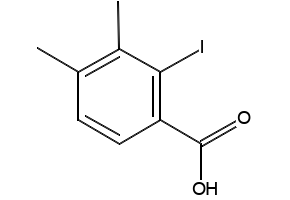 2-Iodo-3,4-dimethylbenzoic acid structure, CAS 129833-31-4
