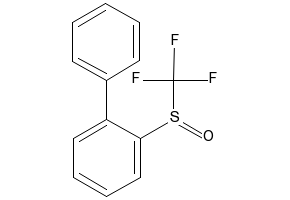 2-[(Trifluoromethyl)sulfinyl]-1,1'-biphenyl structure, CAS 129922-49-2