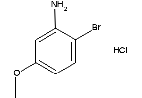 2-Bromo-5-methoxyaniline hydrochloride structure, CAS 129968-11-2