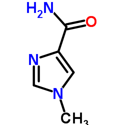 1-Methyl-1H-imidazole-4-carboxamide structure, CAS 129993-47-1