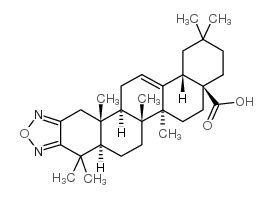 Olean-12-eno[2,3-c][1,2,5]oxadiazol-28-oic acid structure, CAS 130216-69-2