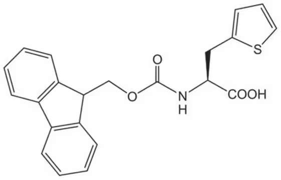 (S)-N-Fmoc-2-Thienylalanine structure, CAS 130309-35-2