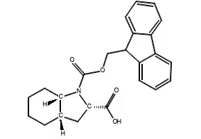Fmoc-L-octahydroindole-2-carboxylic acid structure, CAS 130309-37-4