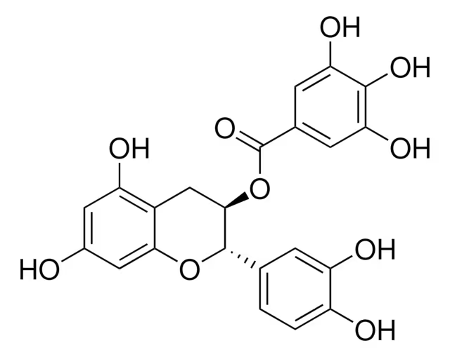 (-)-Catechin gallate structure, CAS 130405-40-2