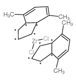Bis(4,7-dimethylindenyl)zirconium dichloride structure, CAS 130408-22-9