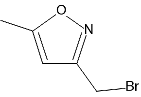 3-(Bromomethyl)-5-methylisoxazole structure, CAS 130628-75-0