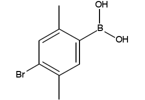 4-Bromo-2,5-dimethylphenylboronic acid structure, CAS 130870-00-7