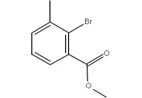 Methyl 2-bromo-3-methylbenzoate structure, CAS 131001-86-0