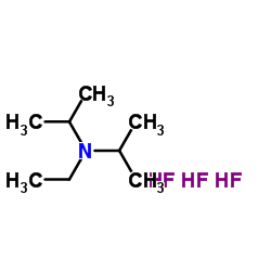 Diisopropylethylamine trihydrofluoride structure, CAS 131600-43-6